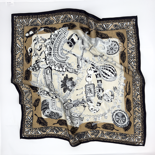 Siya Mullbärssilkes halsduk LUCIA medium 65x65 CM