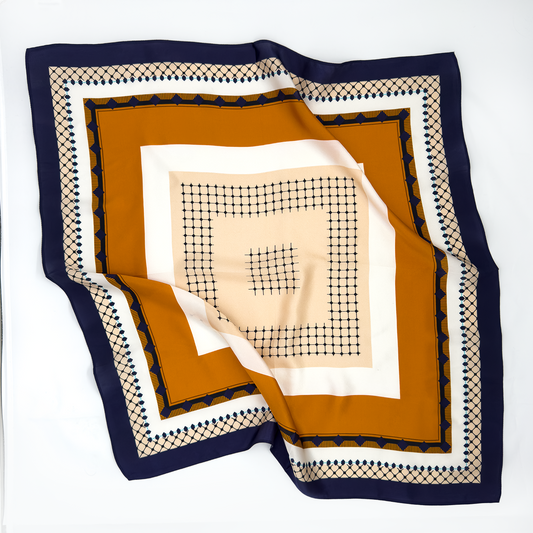 Siya Mullbärssilkes halsduk SOFIA medium 65x65 CM