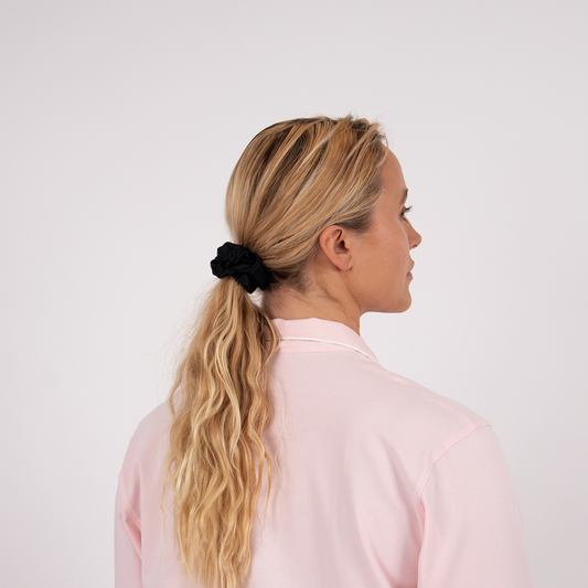 Siya Set med 3 stora mullbärssilke Hårband Noir Velvet