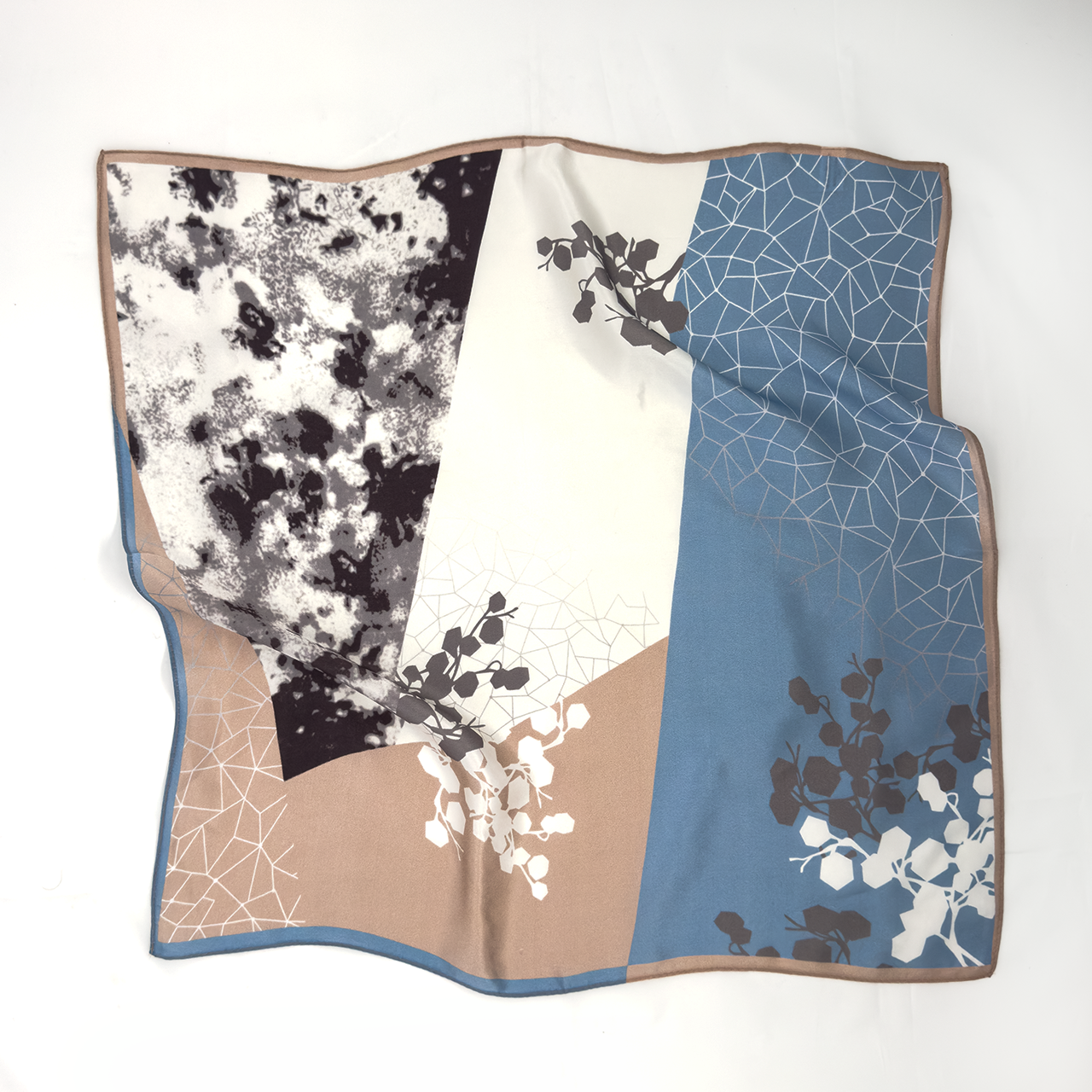 Siya Mullbärssilkes halsduk FREJA small 53x53 CM