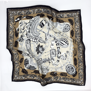 Siya Mullbärssilkes halsduk LUCIA medium 65x65 CM