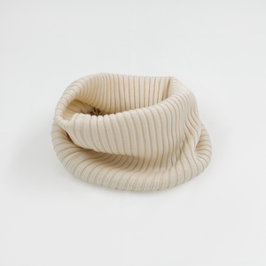 Siya Mulberry Silk and Cotton Scarf Beige