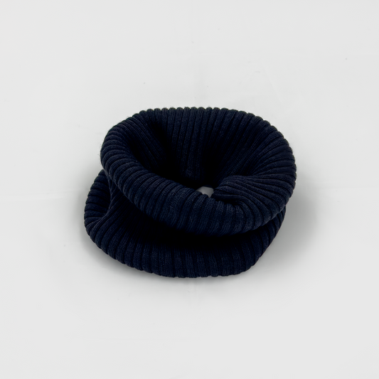 Siya Mulberry Silk and Cotton Scarf Black