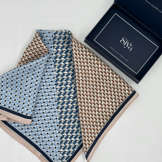 Siya Mullbärssilkes halsduk ELSA small 53x53 CM