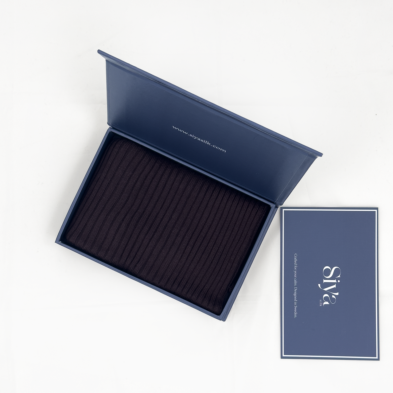 Siya Mulberry Silk and Cotton Scarf Brown