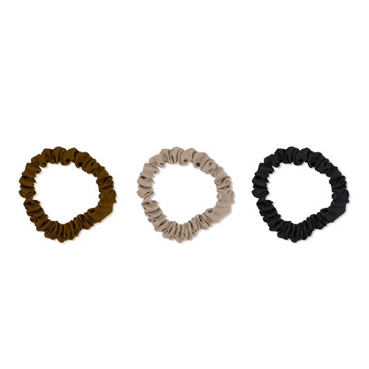 Siya Set med 3 små mullbärssilke Hårband