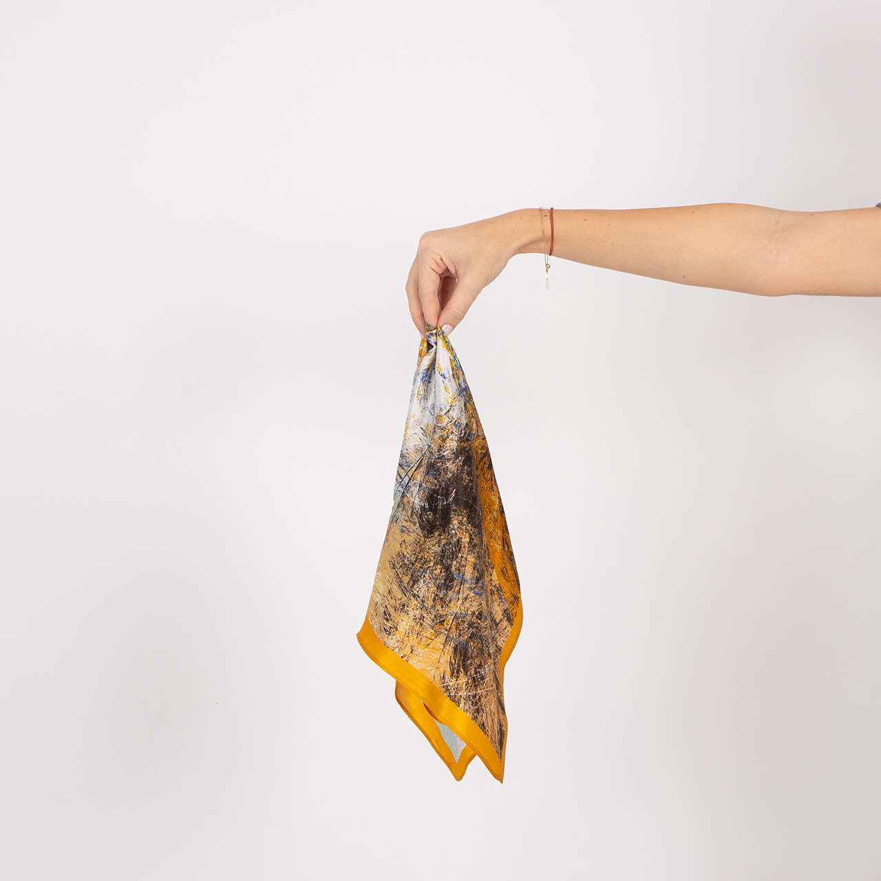 Siya Mullbärssilkes halsduk SERENA small 53x53 CM